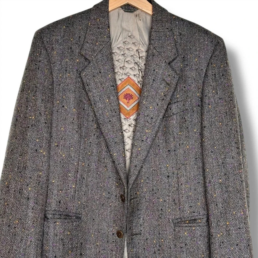 Pal Zileri Made In Italy Virgin Wool Tweed Blazer Sport‎ Coat Jacket Mens S\M